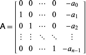 all square matrices are similar to conpanion matrices